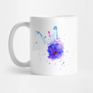 Violet Watercolor Flower Mug